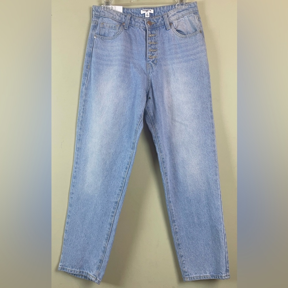 NWT BP High Rise Mom Denim Button Fly Jean Size 28